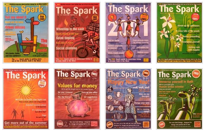 The Spark covers, issues 21-28