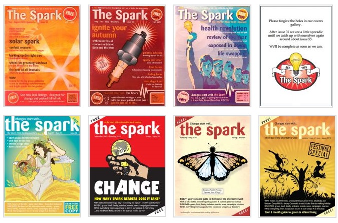 The Spark covers, issues 25-31